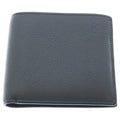 Loewe Anagram Embossed Bifold Leather Compact Wallet Gray