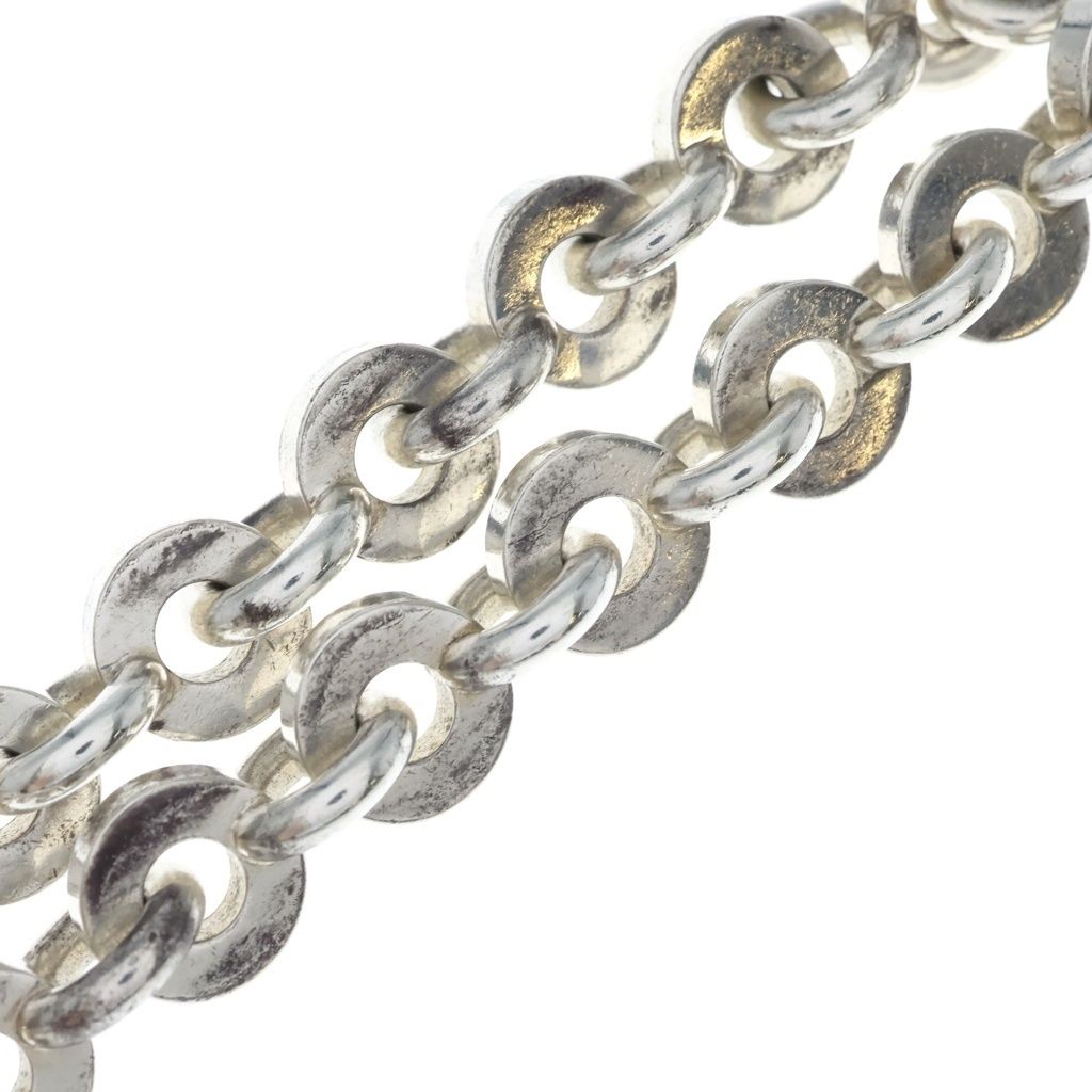 Hermes Volty Necklace Chain Silver Vintage — view 3