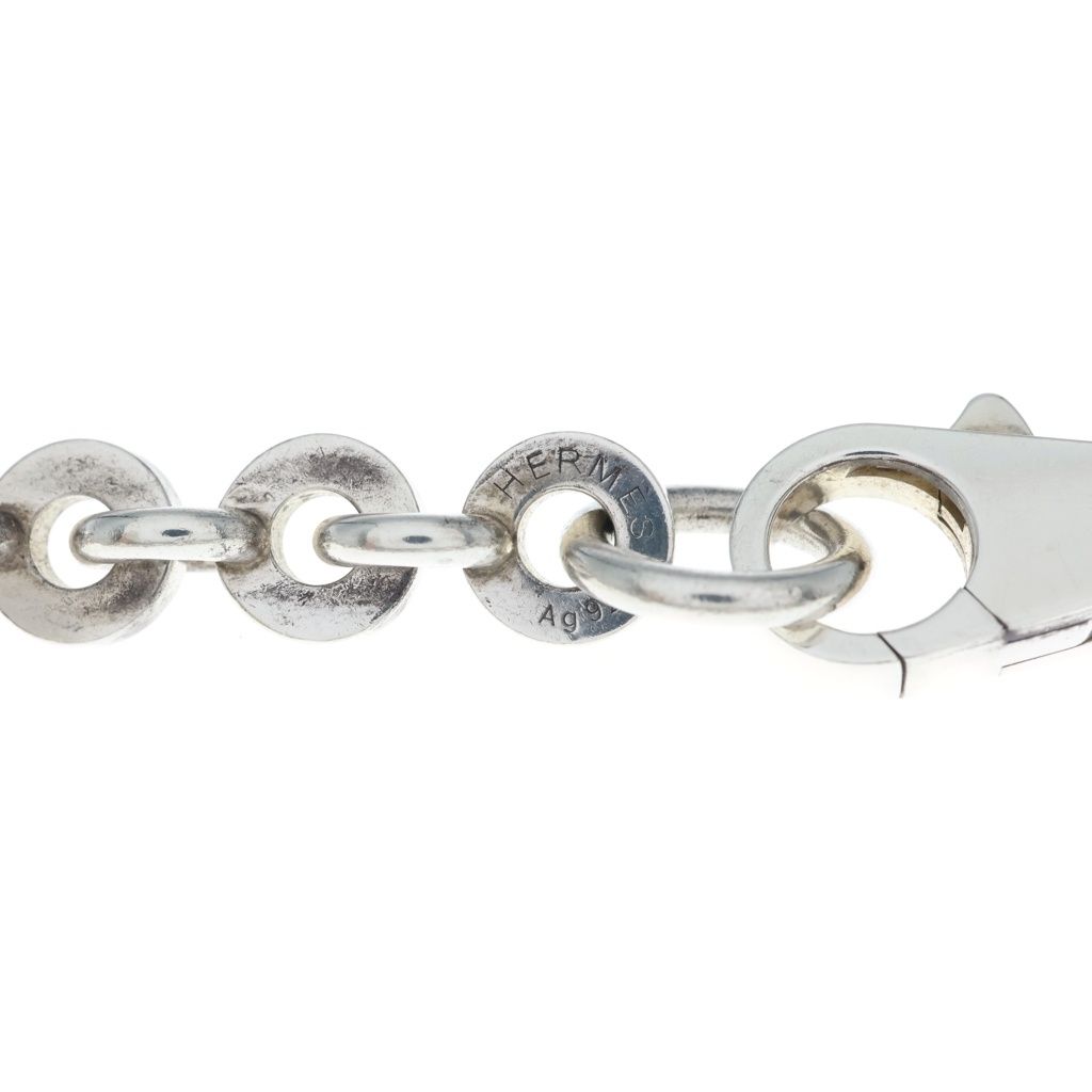 Hermes Volty Necklace Chain Silver Vintage — view 5