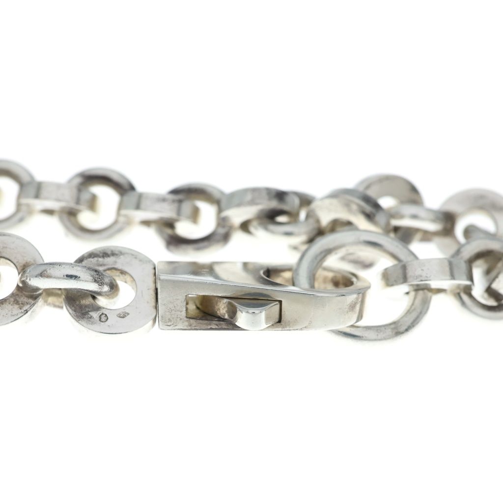 Hermes Volty Necklace Chain Silver Vintage — view 6