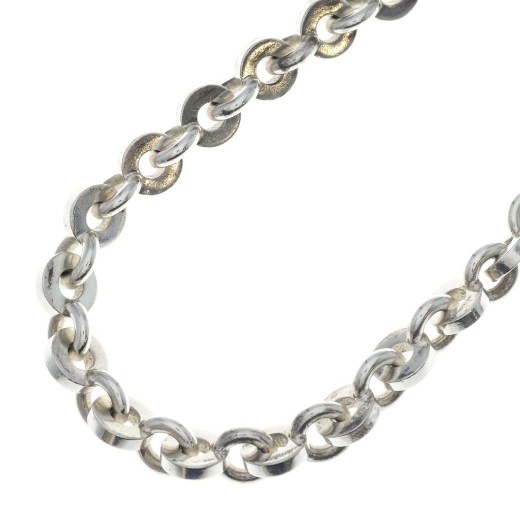 Hermes Volty Necklace Chain Silver Vintage