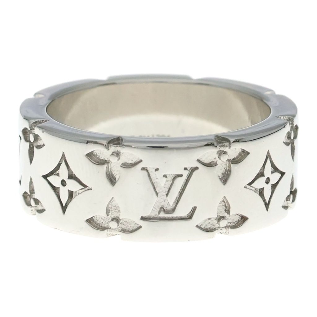Louis Vuitton Ring LV Mosaic Silver