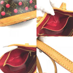 Louis Vuitton Shoulder Bag Bucket PM Monogram Cherry Canvas Brown — view 8