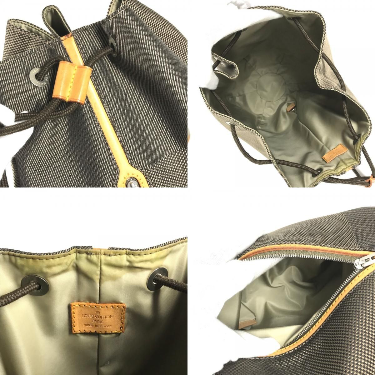 Louis Vuitton Shoulder Bag Matero PM Damier Geant Canvas Tail Khaki — view 8