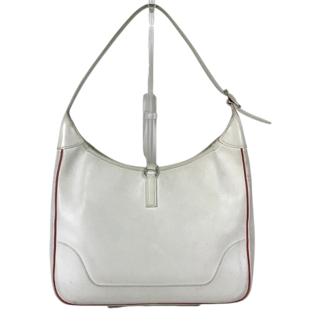 Hermes Shoulder Bag Trim 31 Leather White — view 2