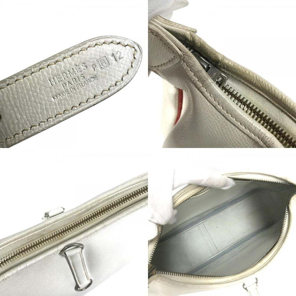Hermes Shoulder Bag Trim 31 Leather White — view 8