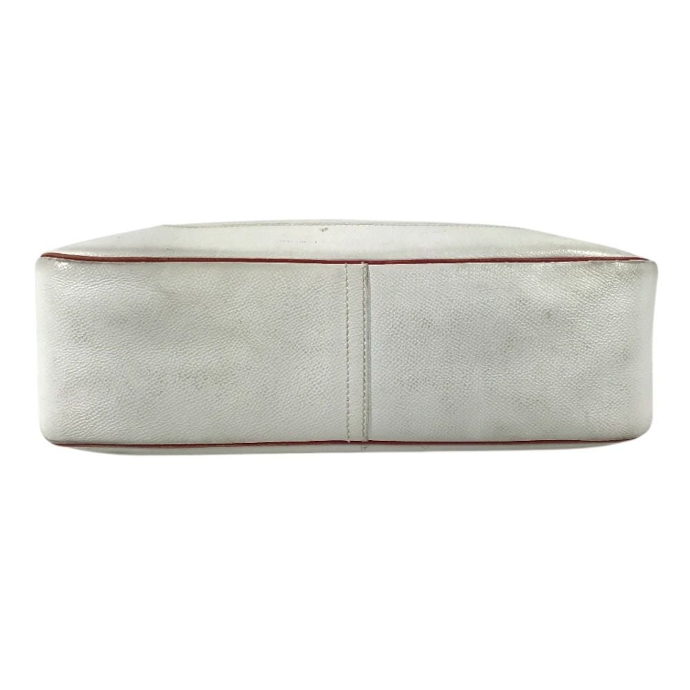 Hermes Shoulder Bag Trim 31 Leather White — view 5