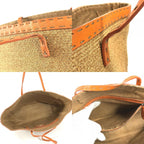 Fendi Shoulder Bag Selleria Logo Raffia Beige — view 8