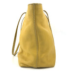 Fendi Shoulder Bag Selleria Logo Horse Pattern Leather Yellow — view 3