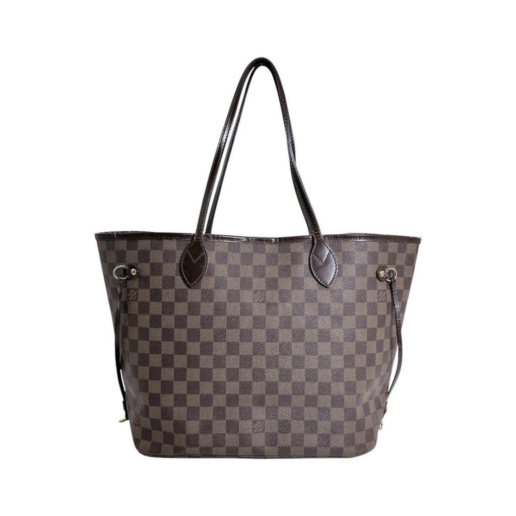 Louis Vuitton Damier Lightweight Neverfull MM Out of Print Tote Bag Brown — view 2