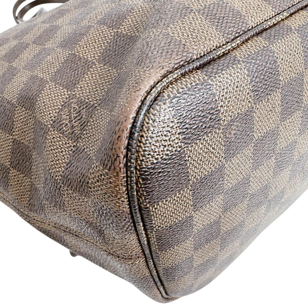 Louis Vuitton Damier Lightweight Neverfull MM Out of Print Tote Bag Brown — view 6