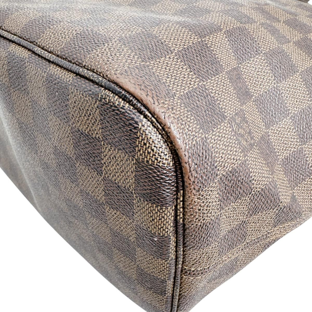 Louis Vuitton Damier Lightweight Neverfull MM Out of Print Tote Bag Brown — view 7