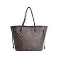 Louis Vuitton Damier Lightweight Neverfull MM Out of Print Tote Bag Brown