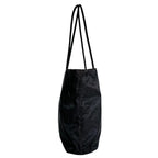 Prada Triangle Logo Lightweight Tote Bag Black — view 4