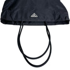 Prada Triangle Logo Lightweight Tote Bag Black — view 5