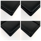 Saint Laurent Black Gold Leather Clutch — view 3