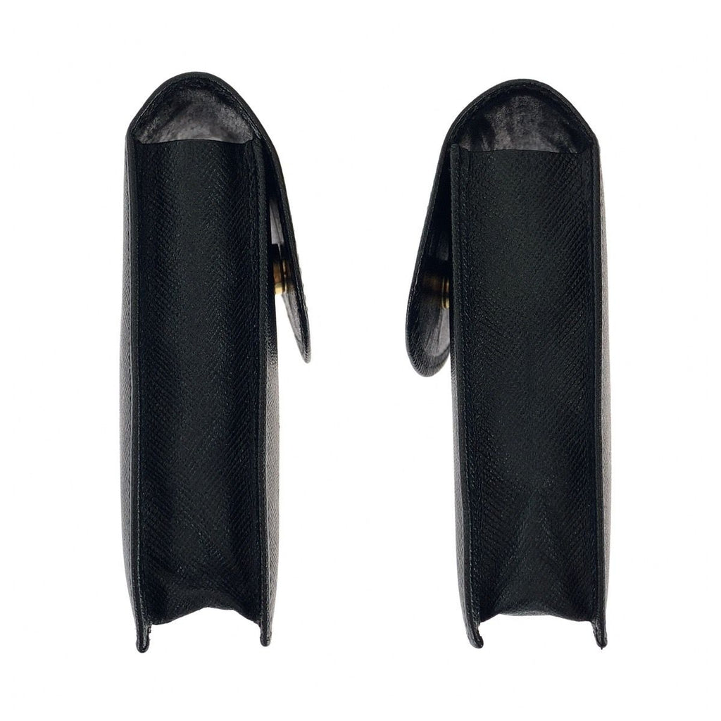 Saint Laurent Vintage Black Leather Cigarette Case — view 6