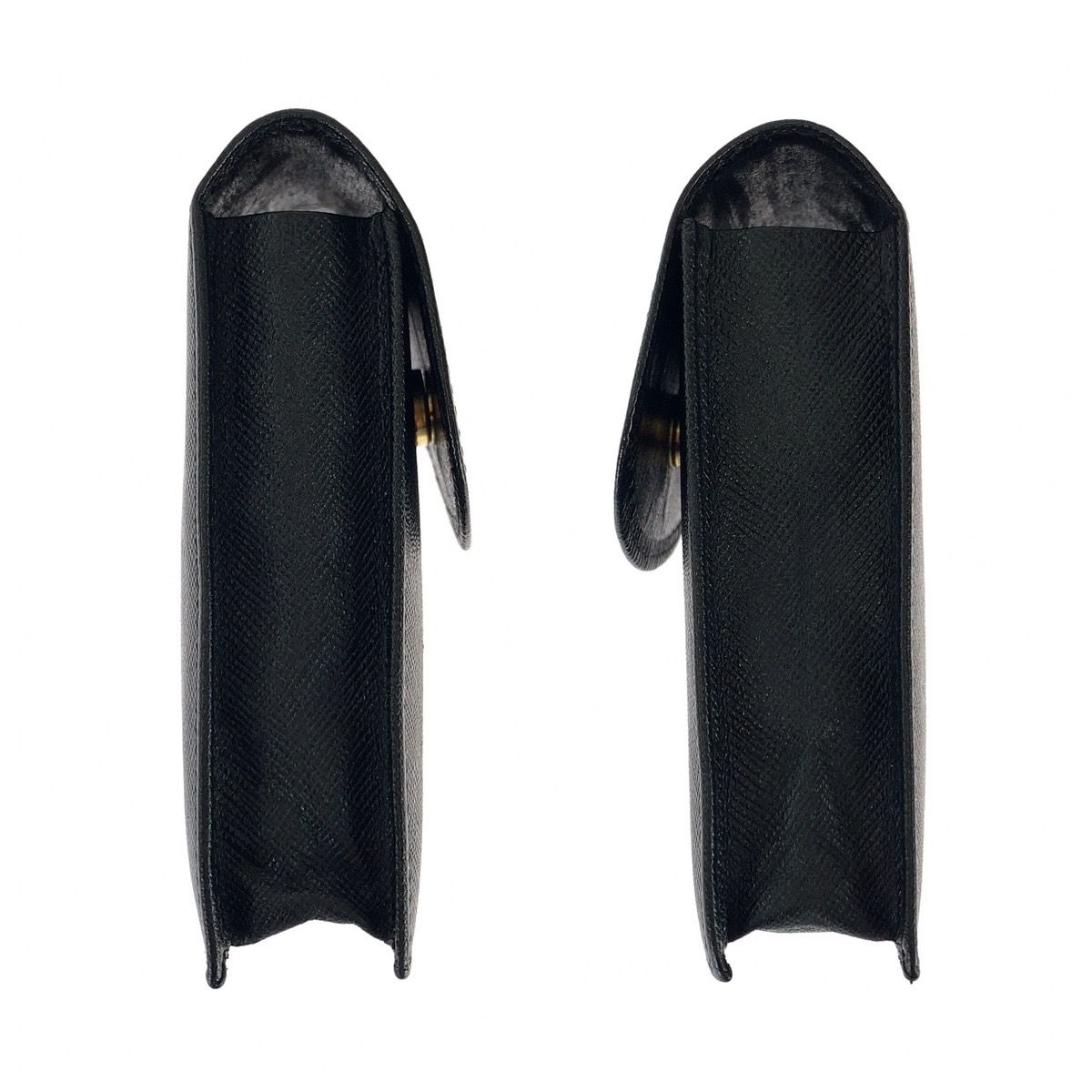 Saint Laurent Vintage Black Leather Cigarette Case — view 6