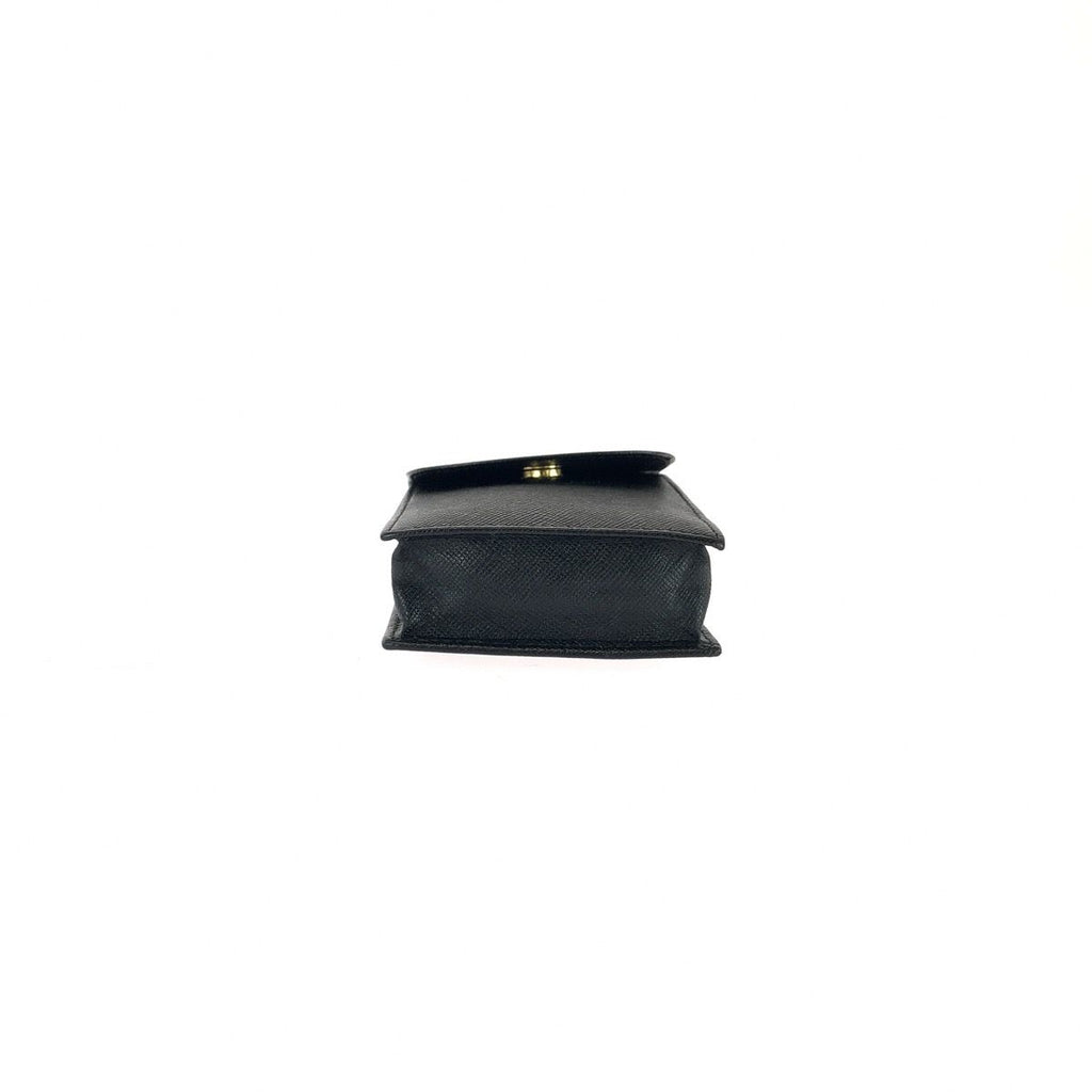 Saint Laurent Vintage Black Leather Cigarette Case — view 8