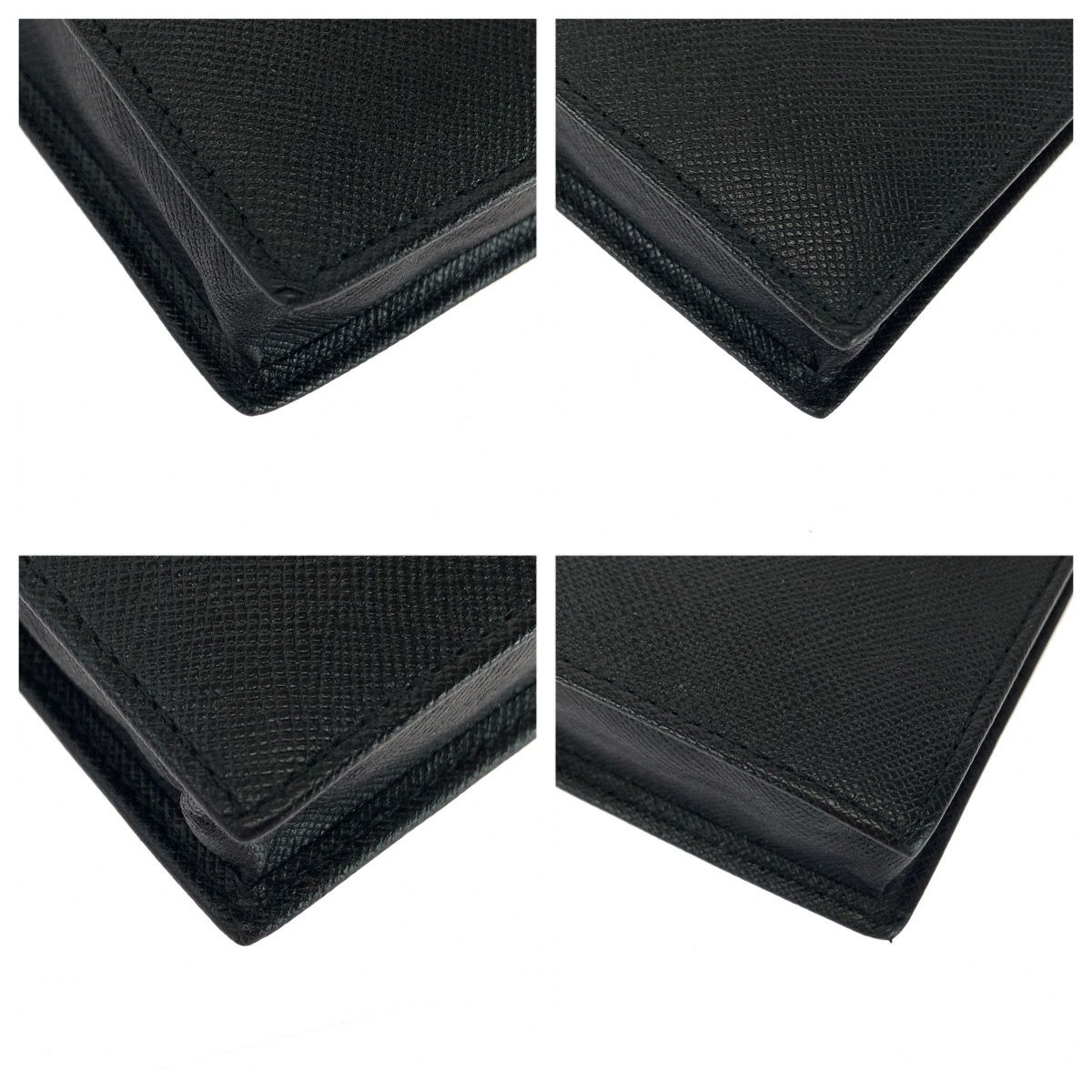 Saint Laurent Vintage Black Leather Cigarette Case — view 3