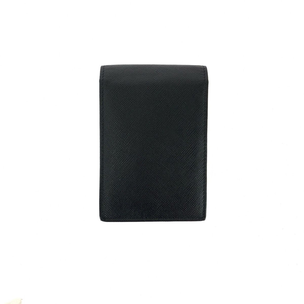 Saint Laurent Vintage Black Leather Cigarette Case — view 2