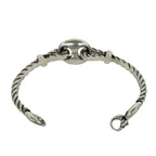 Gucci Vintage Marina Rope Bracelet 925 Sterling Silver Bangle — view 6
