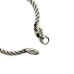 Gucci Vintage Marina Rope Bracelet 925 Sterling Silver Bangle — view 4