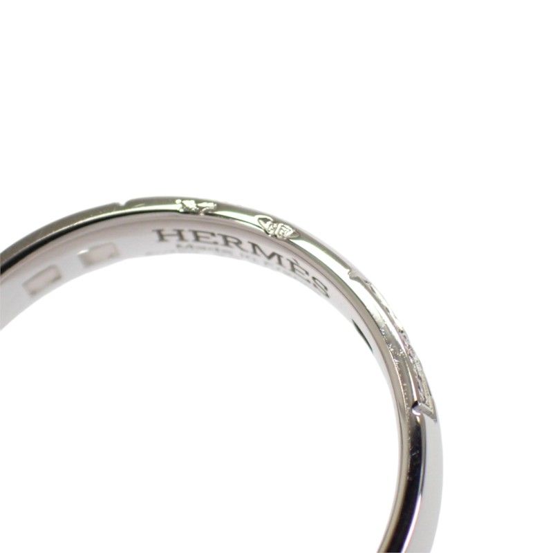 Hermes Ever Herakles 48 Ring Wedding Marriage 18k White Gold Diamond — view 7