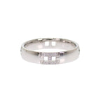 Hermes Ever Herakles 48 Ring Wedding Marriage 18k White Gold Diamond — view 3