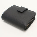 Prada Saffiano Triangle Bifold Wallet Leather — view 2
