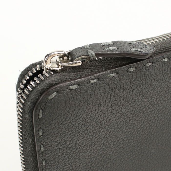 Fendi Selleria Wallet Zip Around Calfskin — view 4