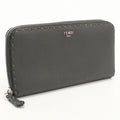 Fendi Selleria Wallet Zip Around Calfskin