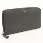 Fendi Selleria Wallet Zip Around Calfskin