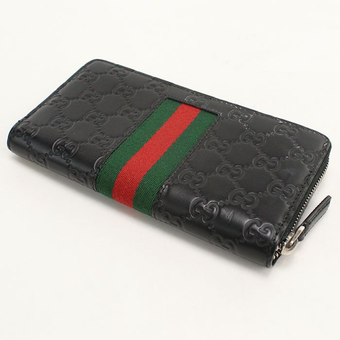 Gucci Guccissima Sherry Wallet Zip Around Leather — view 2