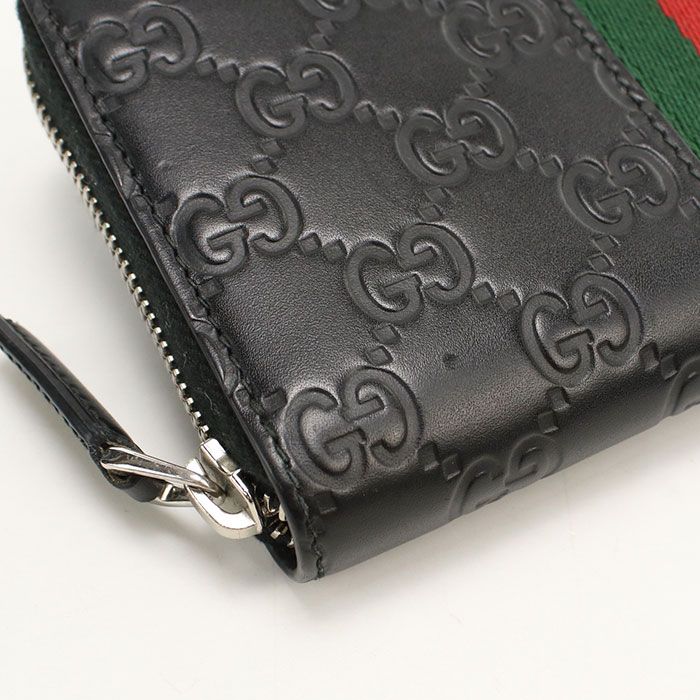 Gucci Guccissima Sherry Wallet Zip Around Leather — view 4