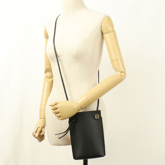 Loewe Dice Pocket Anagram Shoulder Bag Calfskin — view 7
