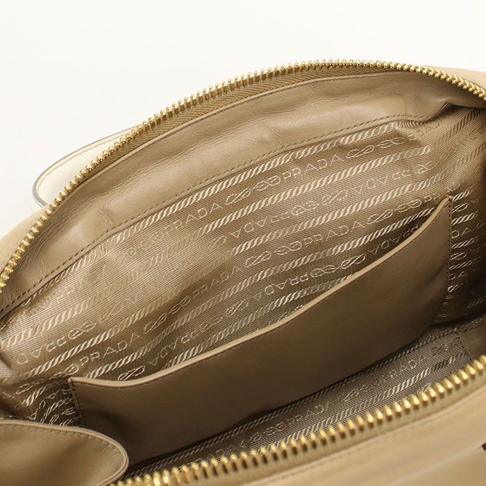 Prada 2-Way Re-Nylon Handbag Nylon Leather — view 7