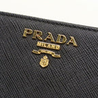 Prada Saffiano Leather Wallet Zip Around — view 4