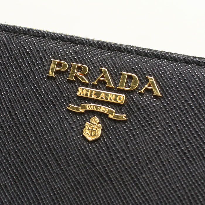 Prada Saffiano Leather Wallet Zip Around — view 4