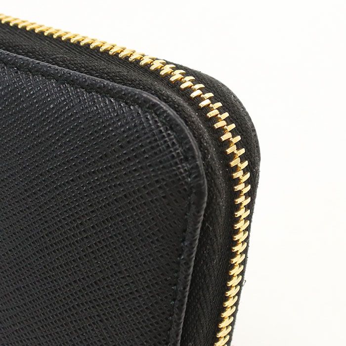 Prada Saffiano Leather Wallet Zip Around — view 5