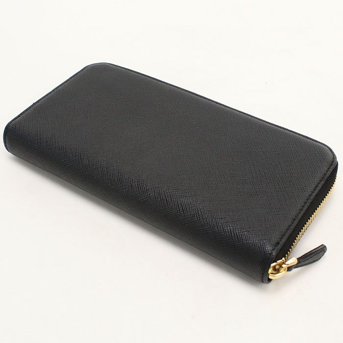 Prada Saffiano Leather Wallet Zip Around — view 2