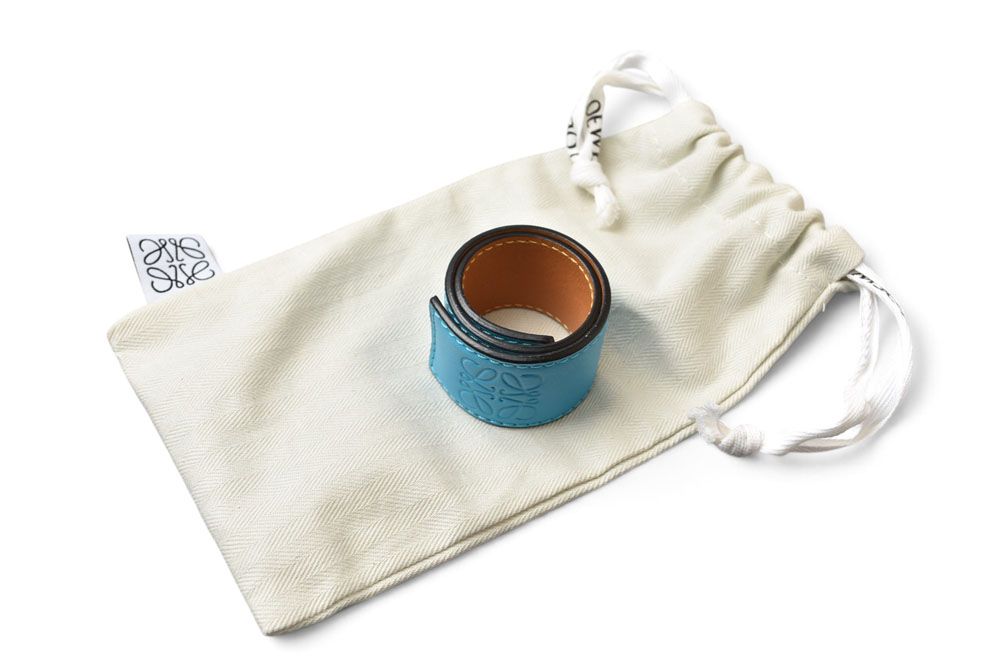 Loewe Bracelet Bangle Anagram Slap Light Blue — view 7