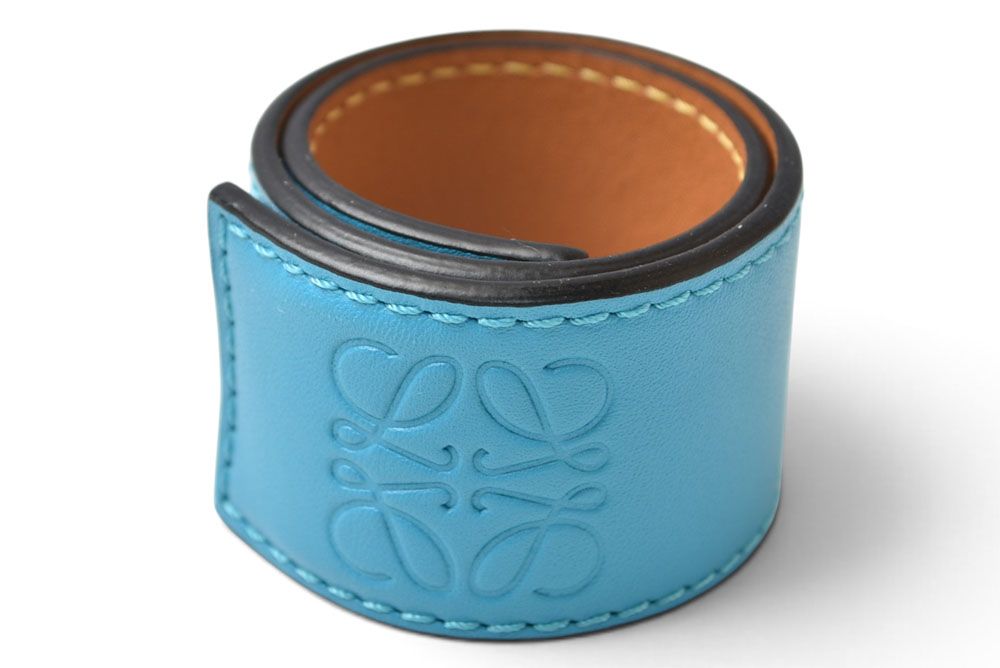 Loewe Bracelet Bangle Anagram Slap Light Blue
