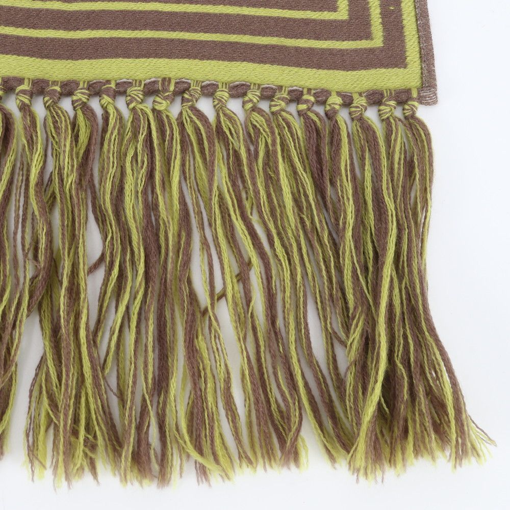 Louis Vuitton Tag Karakoram LV Logo Silk Fringe Scarf — view 6