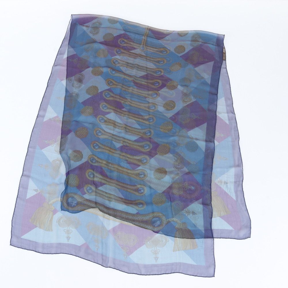 Hermes Muslin Silk 100% Scarf Chiffon — view 2