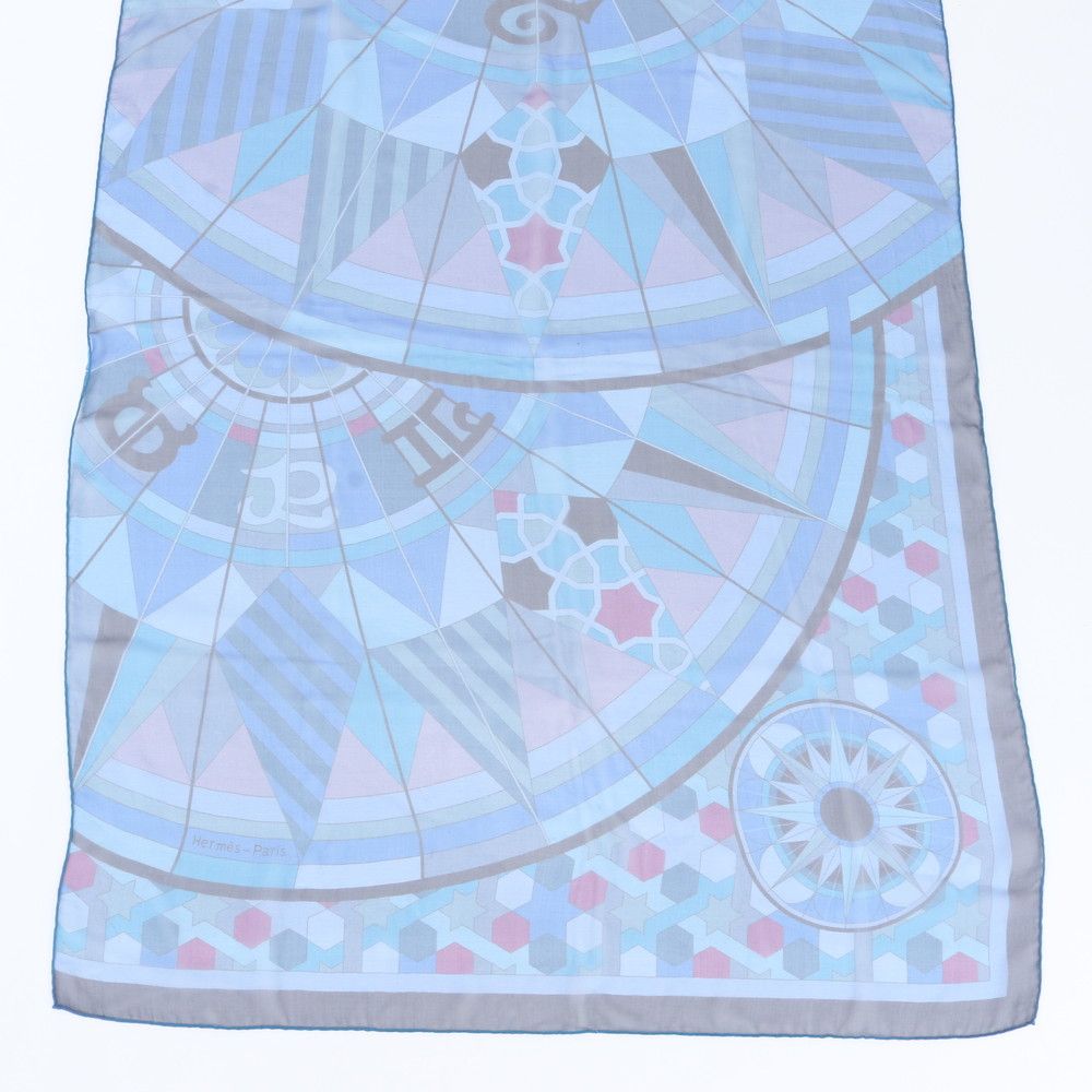 Hermes Silk 100% Scarf Chiffon Shawl — view 5