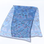 Hermes Silk 100% Scarf Chiffon Shawl — view 3