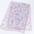 Hermes Muslin Silk 100% Scarf Chiffon Shawl — view 2