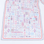 Hermes Muslin Silk 100% Scarf Chiffon Shawl — view 4