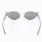 Louis Vuitton Swarovski Monogram Flower Cat's Eye Sunglasses Eyewear — view 5